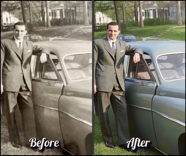 Professional Colorization example