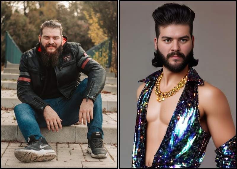 70s disco yearbook transformation