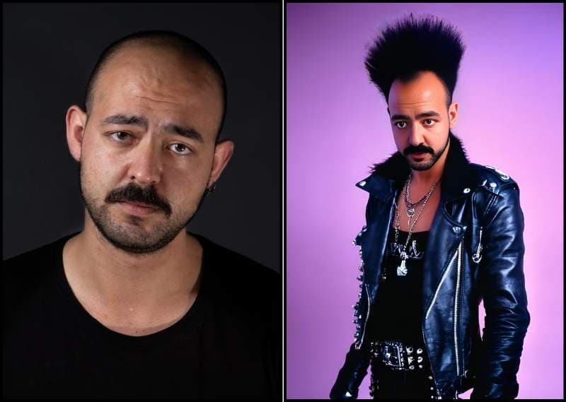 80s pop culture yearbook transformation