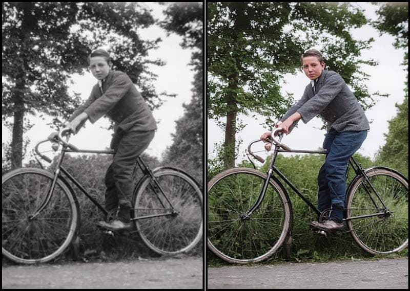 Vintage portrait enhanced