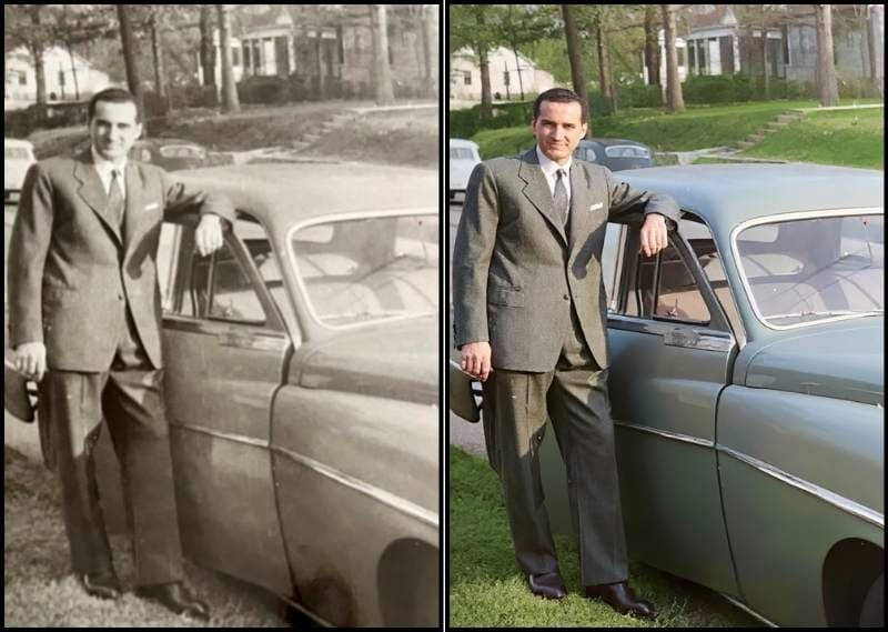 Cherished memories with color restoration