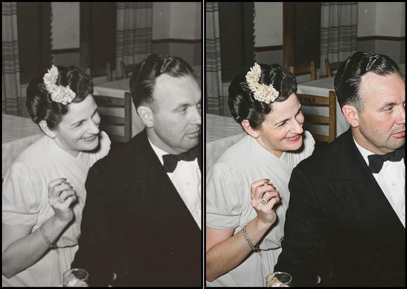 Wedding day memories restored