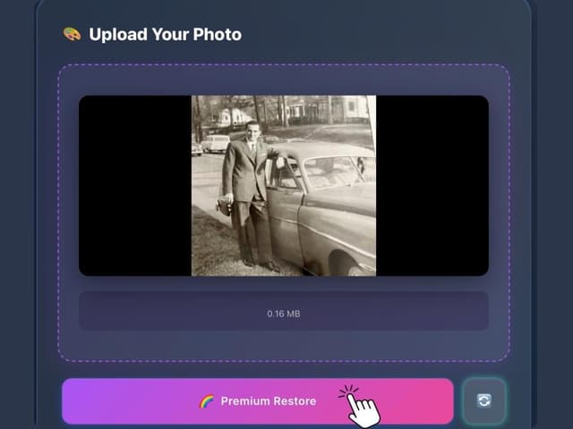 Click restore