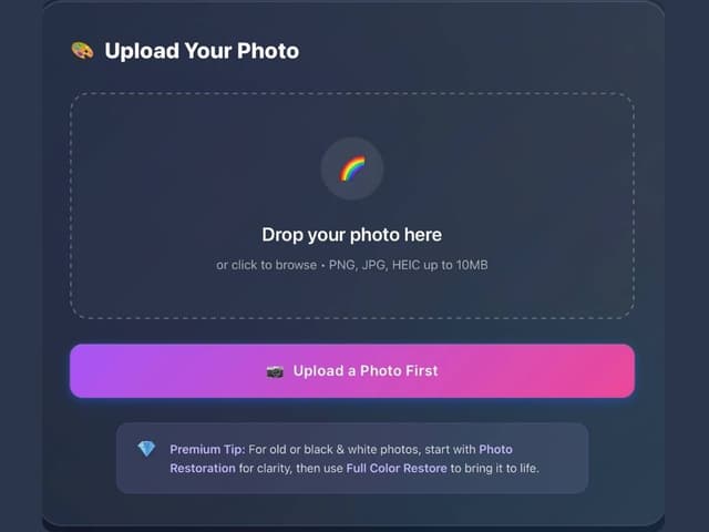 Upload your photo