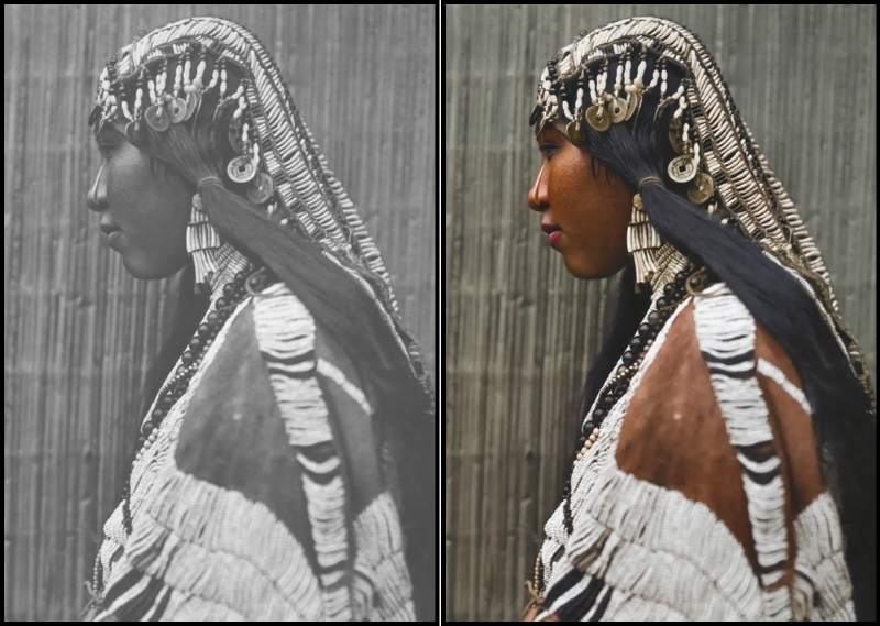 Museum photo restoration